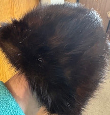 Fur Hat Women's Winter Mink Classic  Brown XS/Small