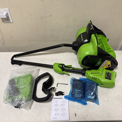 #ad Greenworks 40V 12quot; Brushless Cordless Snow Shovel w LED Light 2 4.0Ah Battery $299.99