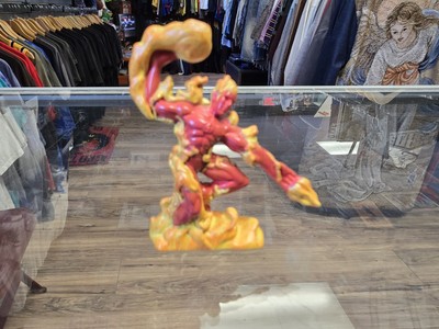 Vtg 2000s The Human Torch Zizzle Zizzlinger 2'' Figure 2005 Marvel Comics
