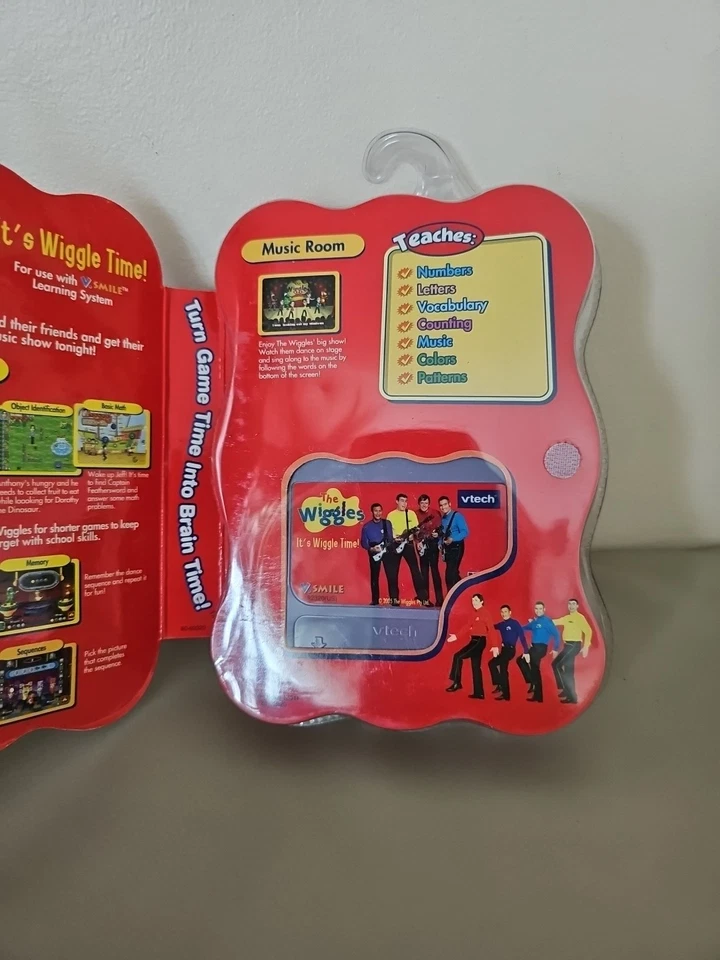 New Sealed [VTech V.Smile] The Wiggles It's Wiggle Time Smartridge set  - Image 2 of 4