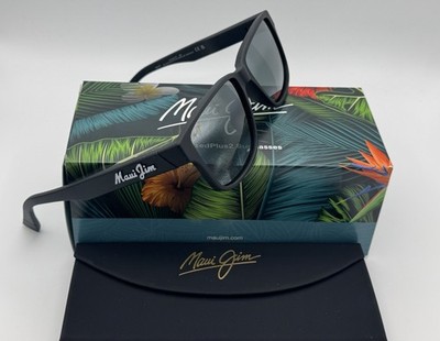 Maui Jim 688-02 Kuniahi Af - Matte Black / Neutral Grey Sunglasses