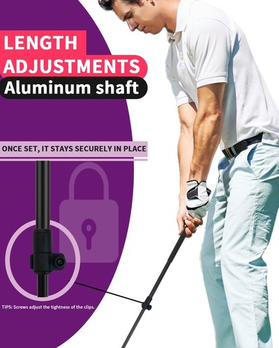 Golf Clubs with Extendable Shaft – Backyard Outdoor Golf Club with Oversize C... - Picture 7 of 8