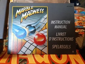 Jeu Marble Madness Nes Nintendo en boite complet avec notice  Originale FRA 