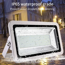 800W LED Flood Light Cool White Super Bright Waterproof Outdoor Security