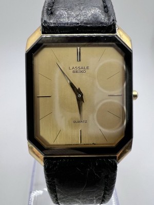 Men's Vintage Seiko Lassale Tank Classy Elegant Minimalist Elegant