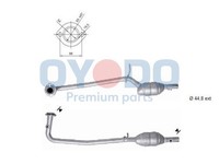 Katalysator Oyodo 10N0078-OYO FüR Dacia Logan Mcv Sandero Pick Up Express BS0C