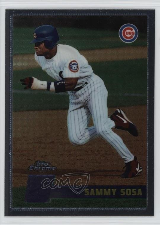 1996 Topps Chrome Sammy Sosa #99 1mh5