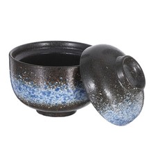 Japanese Style Household Ceramic Stew Pot With Lid Soup Bowl Dessert Cup