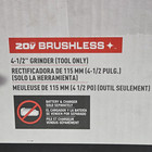 Porter Cable PCCG400B 20V 4-1/2" Brushless Grinder TOOL ONLY — photo 2