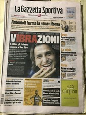 Giornale Gazzetta Sportiva 2010 N.34 Ibra Milan Quagliarella Juve Balotelli