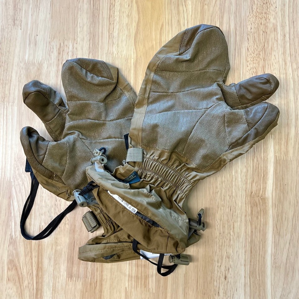 Outdoor Research MGS TF Insulated Mitten Liners With Trigger Finger – Coyote Brown, Pre-owned