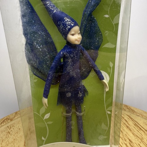 Tassie Design Blue Silver Glitter Fairy Handmade In Thailand Ornament
