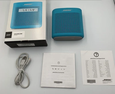 Haut-parleur Bluetooth Bose SoundLink Color II bleu testé au Japon - Photo 1/4