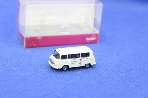 Herpa 066204 escala TT Barkas B 1000 Museo del Transporte de Dresde/nuevo/embalaje original | Zustand: Neu