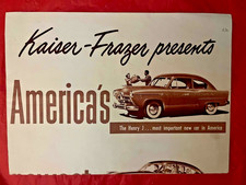 1951 Kaiser Henry J Kaiser Frazer - Original Car Brochure Catalog