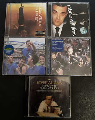 5 X Robbie Williams CD Bundle-Life Thru A Lens-Escapology-I ve Been Expecting Yo