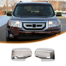 Car Exterior Mirror Trim Cover Silver Abs For Honda Pilot 2009-2015 Car Exterior Mirror Trim Cover Silver Abs For Honda Pilot 2009-2015