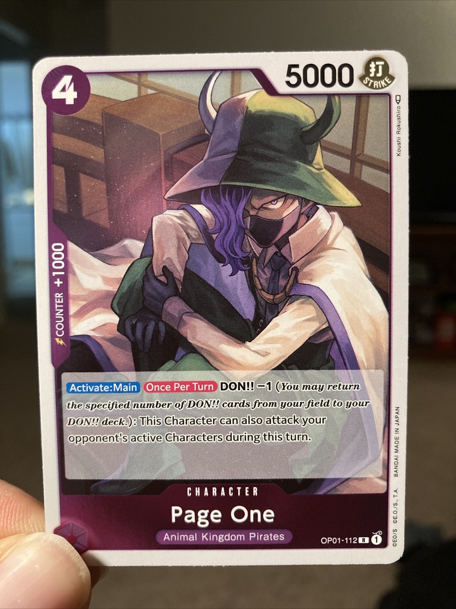 Page One (OP01-112) - FOIL - One Piece TCG - Romance Dawn - Near