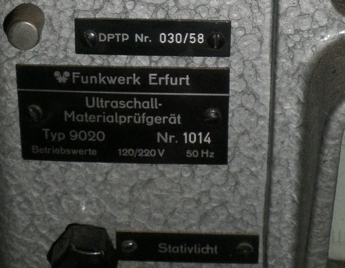 Materialprüfgerät DDR RFT 1958 m Zubehörkoffer Schweißnaht Prüfung Ultraschall - Bild 7 von 9