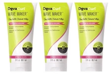 3 DevaCurl WAVE MAKER Touchable Texture Whip 3oz (000) TRAVEL SIZE TUBES