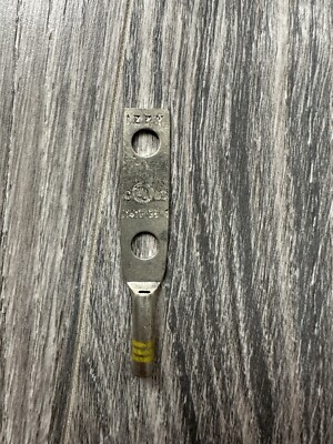 Izzy I1410-14 Compression Lug 14-10AWG Stud 1/4 Inch 2-Hole Yellow