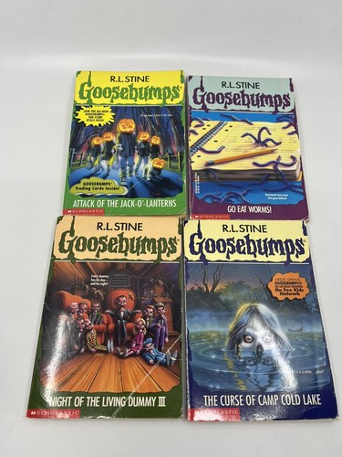 Lot of 4 R.L Stine Goosebumps Original Series Books. First Edition | eBay