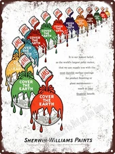  1959 Sherwin Williams Paint It Is Our Honest Belief  Metal Sign 9x12" A279