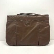 Vintage Enid Collins Of Texas Brown Leather Wrist Strap Envelope Womens Purse