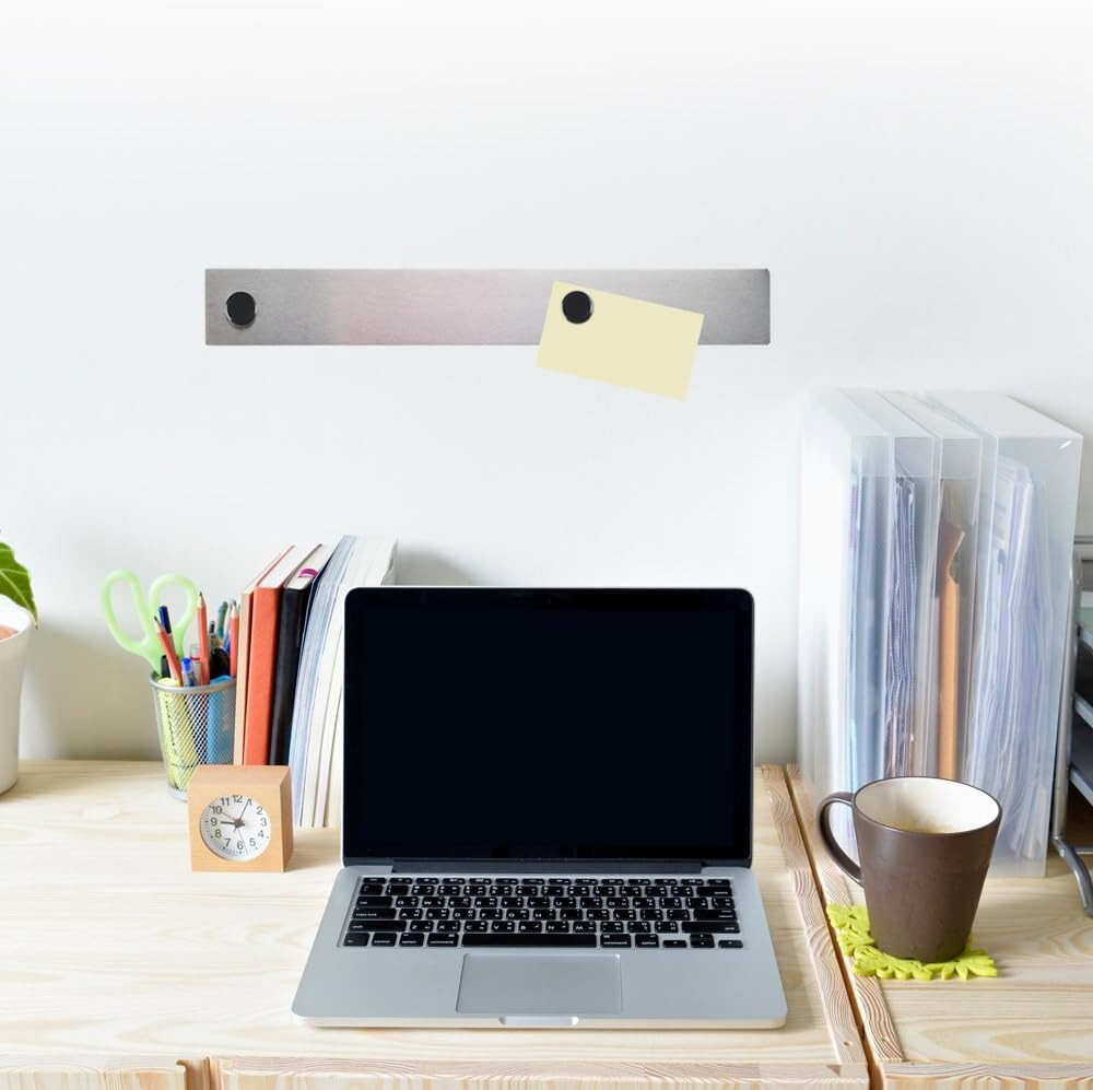 LOT of (4) Lockways Whiteboard Strips 2x15" BULLETIN BOARD