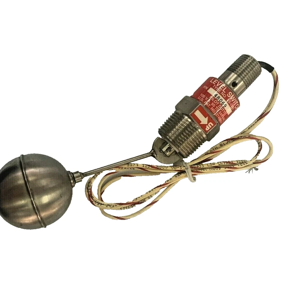 GEMS LS-2050 48069 Single Point Level Switch 1" NPTM SPST 2" Round Float UL List - Image 3 of 3