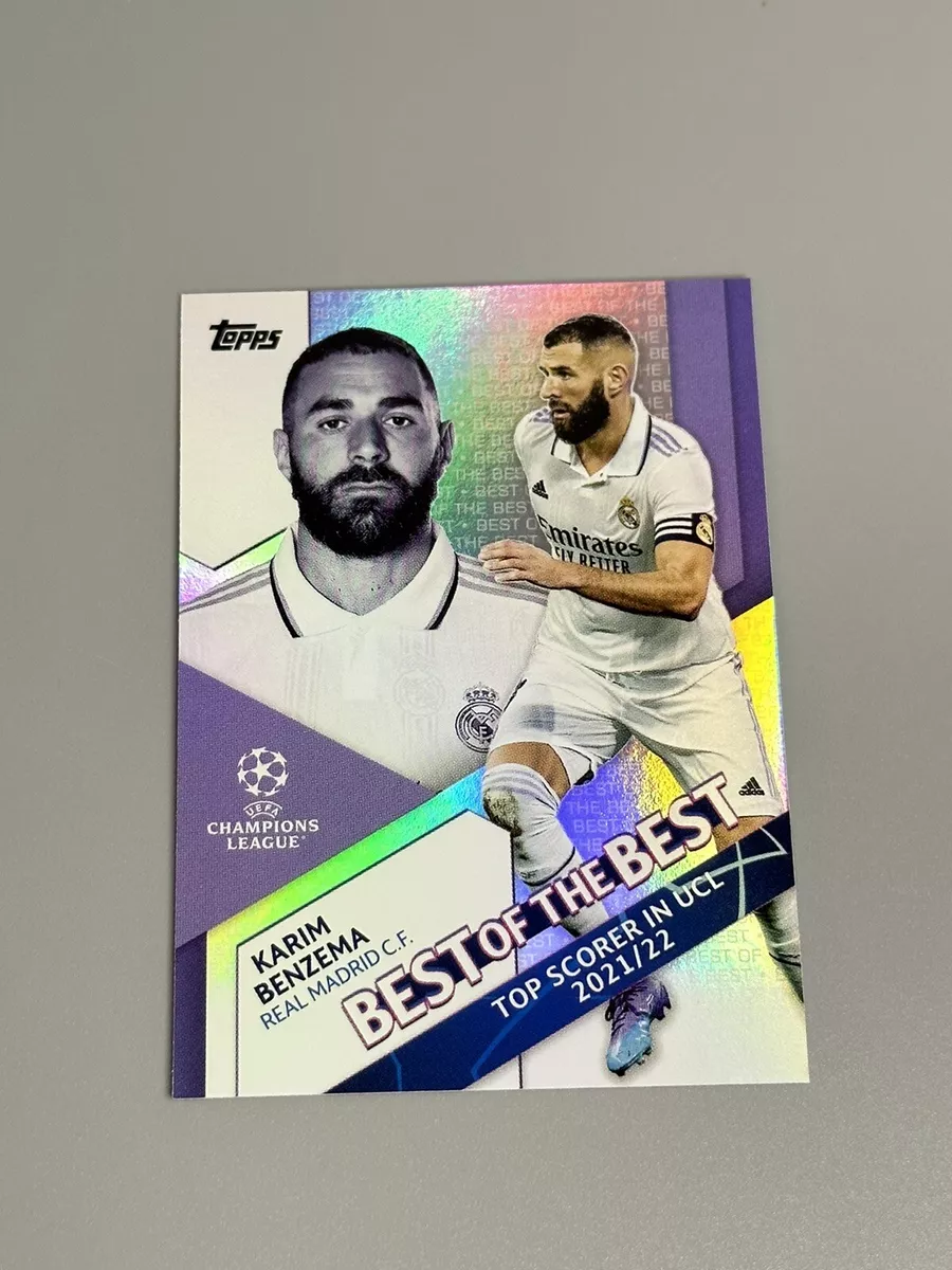 Karim Benzema 2022-23 Topps Club Competitions Best Of The Best BB