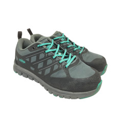 AGGRESSOR Women's Steel Toe Steel Plate Safety Work Shoes 1501 Grey/Black 6.5M