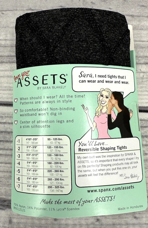 MALLAS MOLDEADORAS REVERSIBLES SPANX LOVE YOUR ASSES DIAMANTE FLIPSIDE TALLA 2 NEGRAS Foto 3 de 3