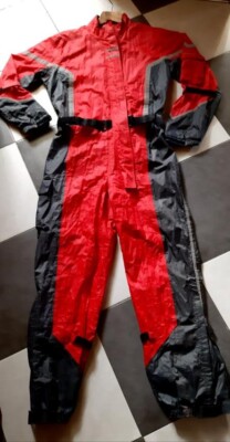 Mens PROOF Rain Suit XL Motorcycle Waterproof Windproof One Piece Overall
