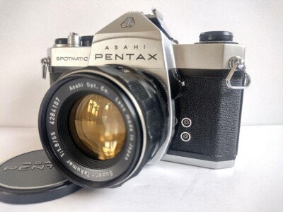 069 Pentax Spotmatic SP 35mm film camera Super Takumar 55mm f/1.8