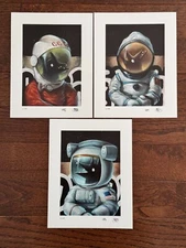 Giorgiko Astro Dog, NUMBER 1 Set, Cosmo Limited Edition Art Print Set