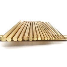 Brass Round Bar Rod H59 1mm 2mm 3mm 4mm 5mm 6mm 7mm 8mm 9mm 10mm 11mm 12mm 15mm