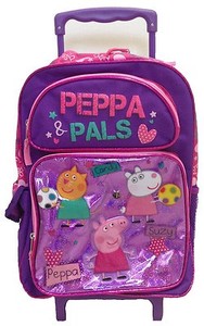 peppa pig rolling backpack