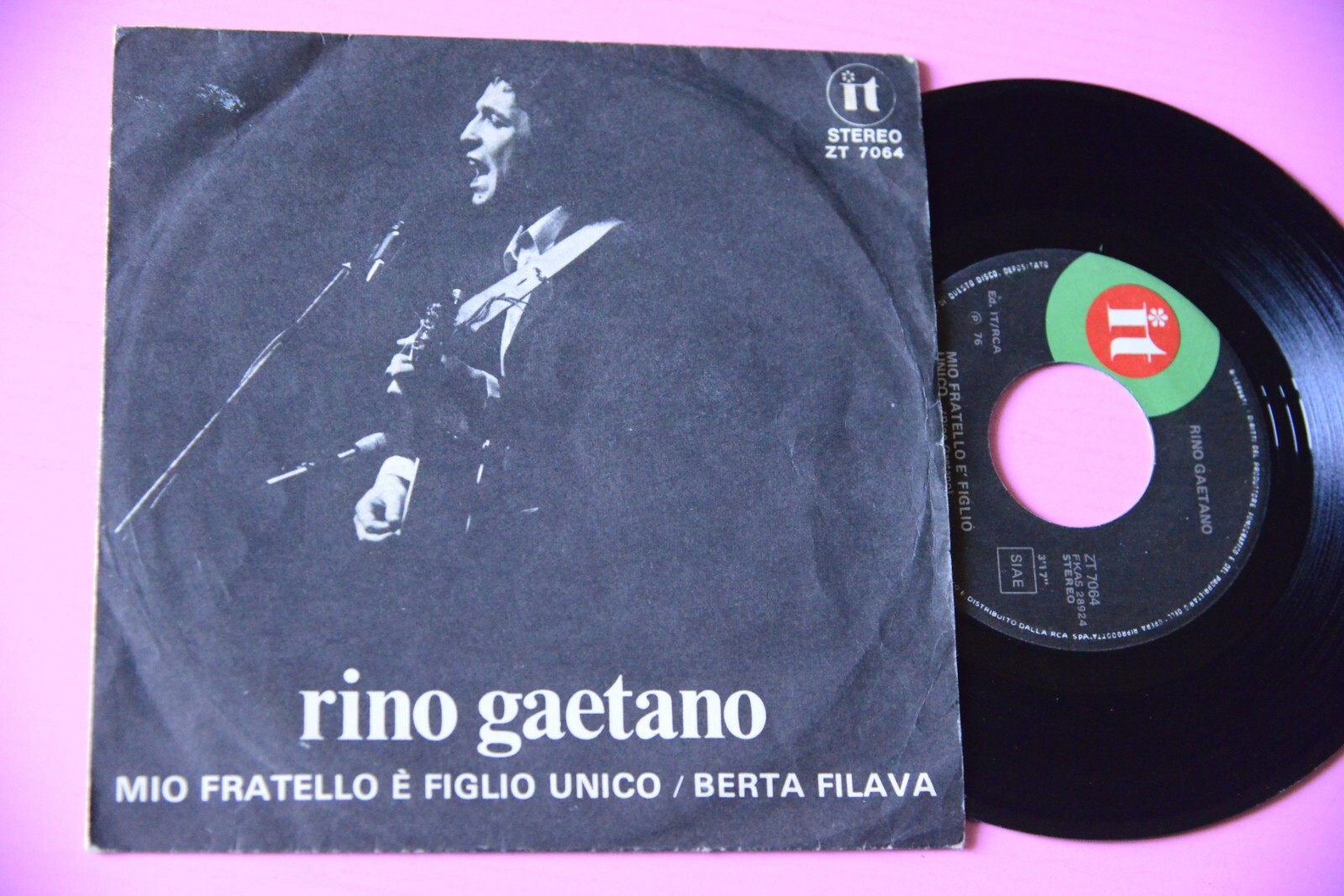 Rino Gaetano 7" My Brother Is An Only Child Original 1976 | eBay