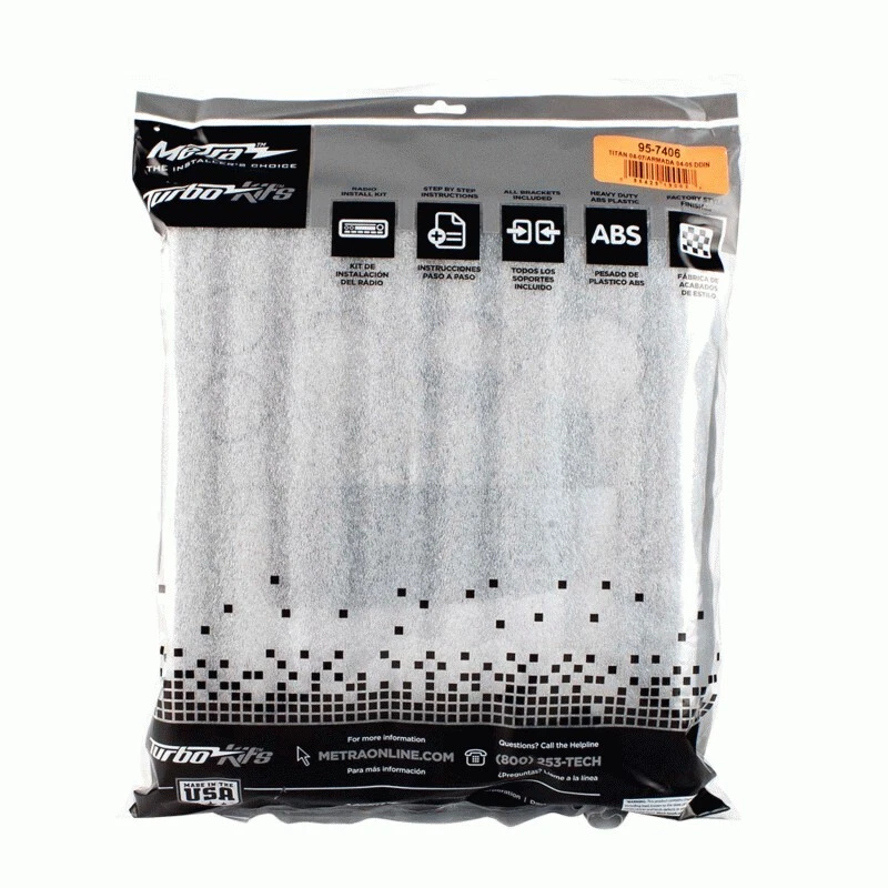 Kit de tablero de instalación estéreo de auto doble DIN NDK732 para Nissan Titan/Armada 2004-2006 Foto 4 de 4