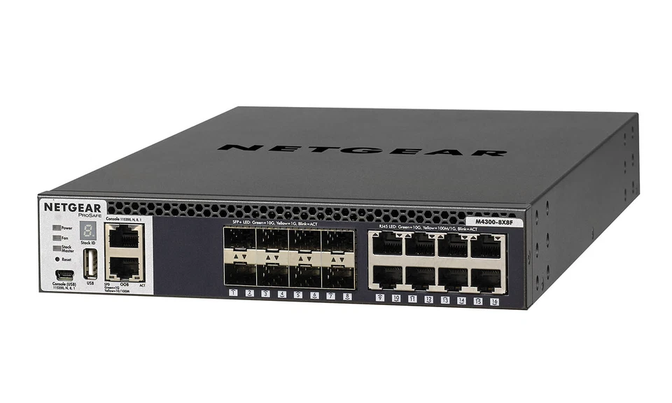 NET-M4300-8X8F-PC Netgear Stackable Managed Switch with 16x10G - Image 3 of 4