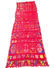 One of a Kind Vintage Moroccan Handmade Azilal Runner Rug - 11 FT 4 x 3 FT 3