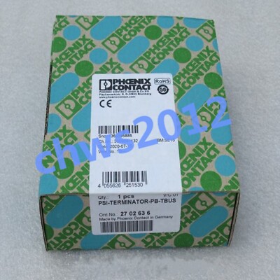 1 PCS NEW Phoenix Contact Terminal Resistance PSI-TERMINATOR-PB-TBUS 2702636