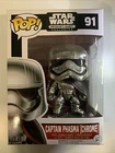 Funko Pop! Star Wars - Captain Phasma (Chrome) #91 - Smuggler's Bounty Exclusive