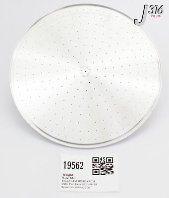 じゅん 19562 LAM RESEARCH BAFFLE PLATE 8'' 715-011913-083-H-1011232-AUK
