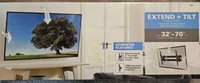 SANUS - Extend + Tilt Wall Mount for 32-70'' Flat Panel TVs 80lbs- Black FLT1 NIB