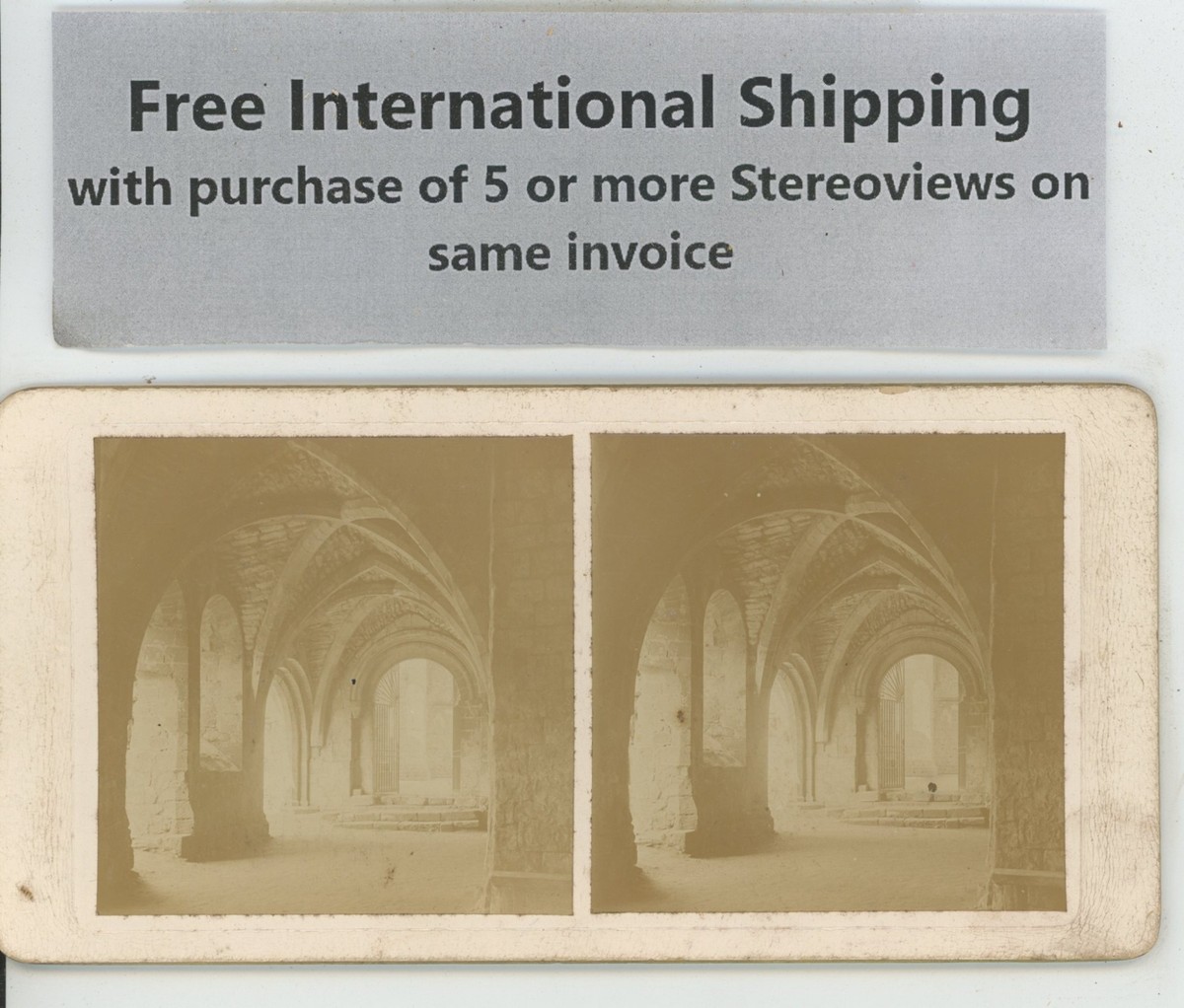 Fountains Abbey Near Ripon England Stereoview | eBay