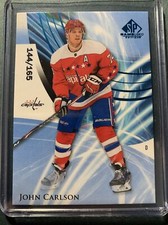 2020-21	SP Game Used  John Carlson  #68	144/165  Washington Capitals