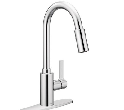 Moen Genta One-Handle High Arc Kitchen Faucet - Chrome