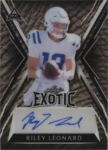 2023 Leaf Exotic Riley Leonard #BA-RL1